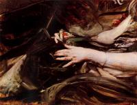 Giovanni Boldini - Sewing Hands of a Woman